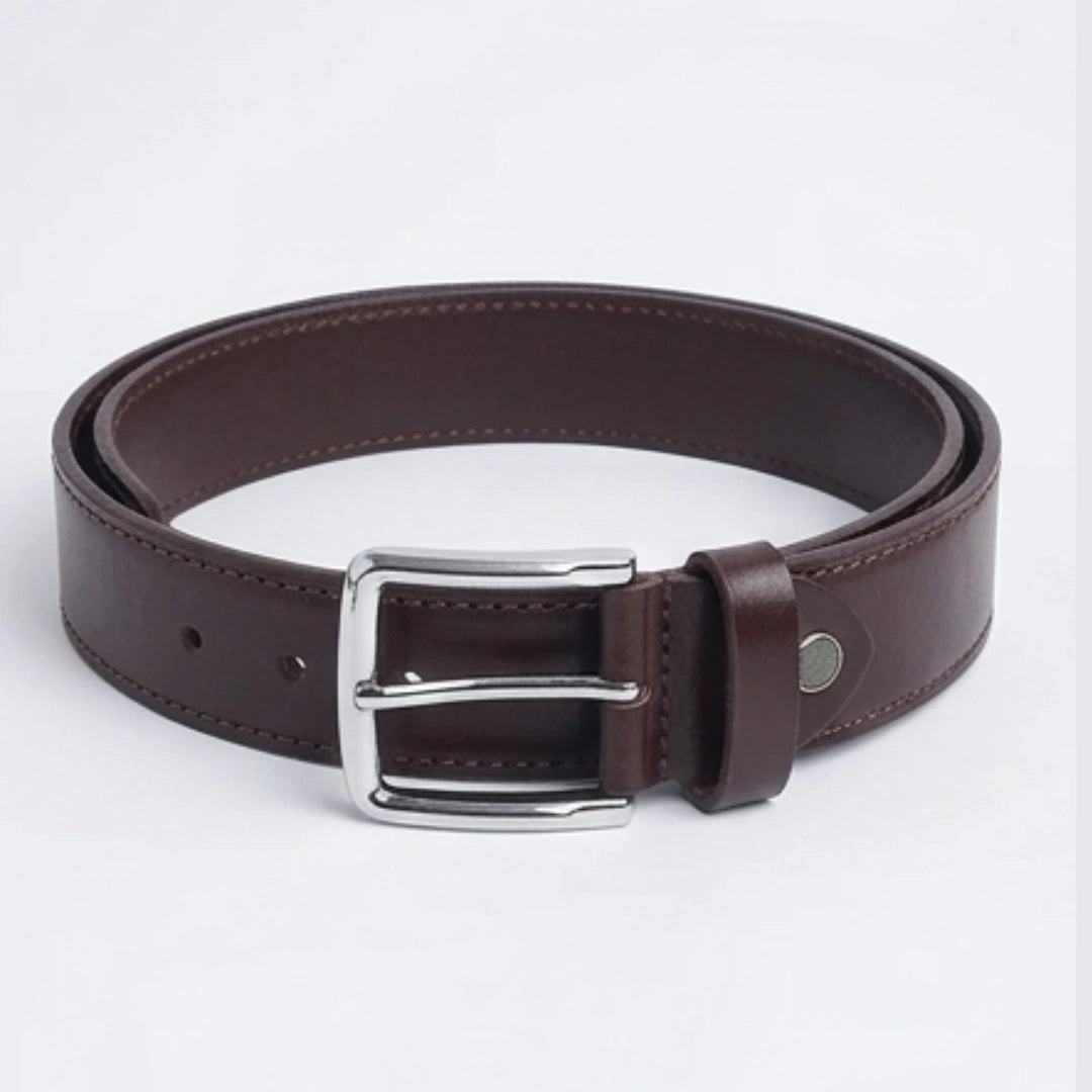Flaked Leather Belt Midnight Elite