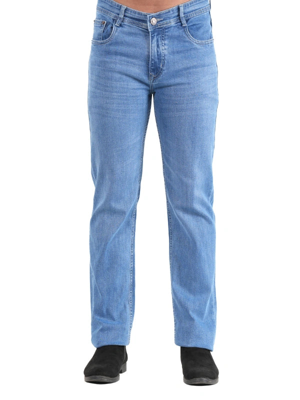 FLAKED Men’s Arctic Fade Relaxed Fit Stretch Denim Jeans