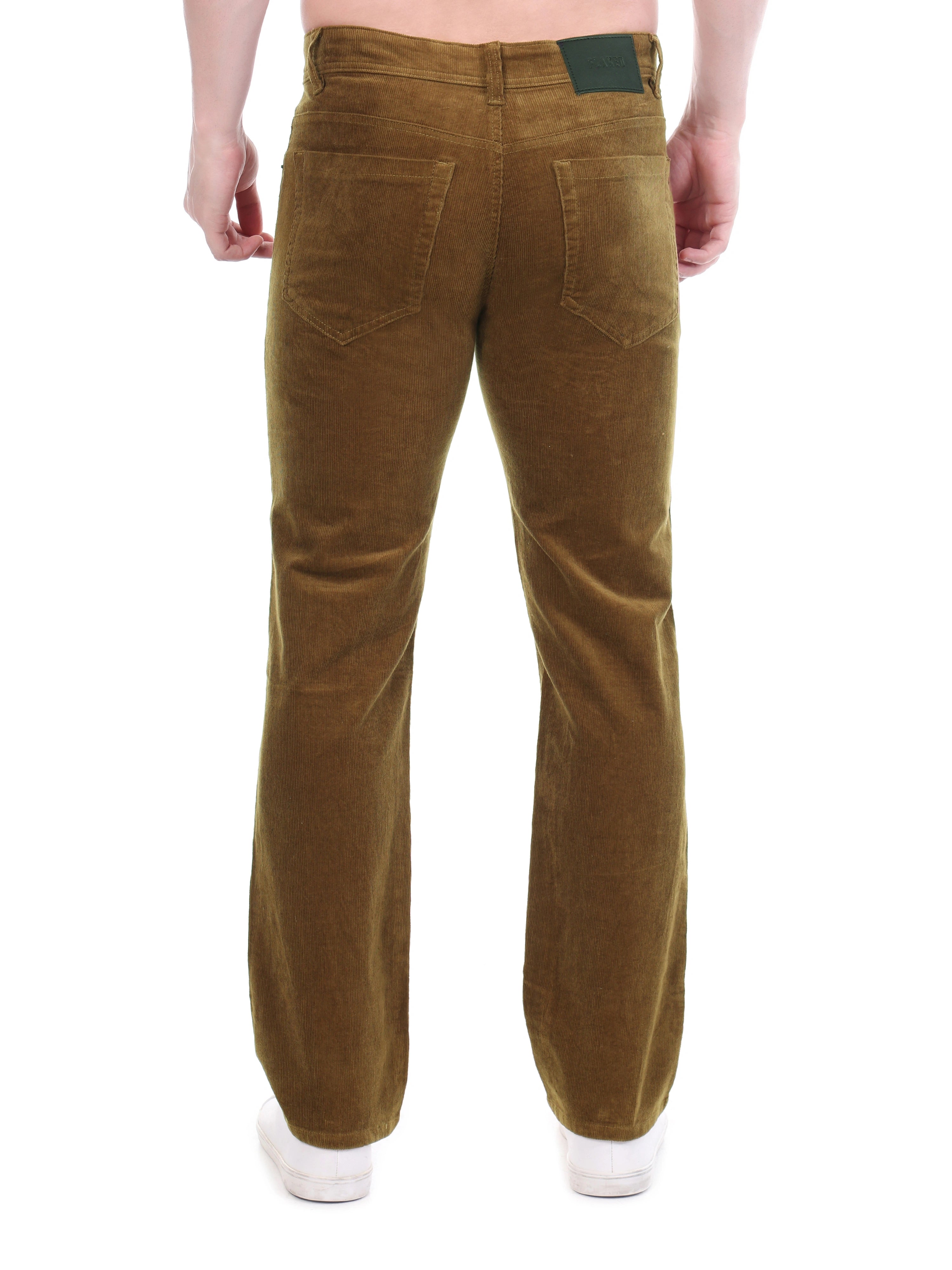 FLAKED Corduroy Relaxed Fit Stretchable Jeans – Bronze Tan