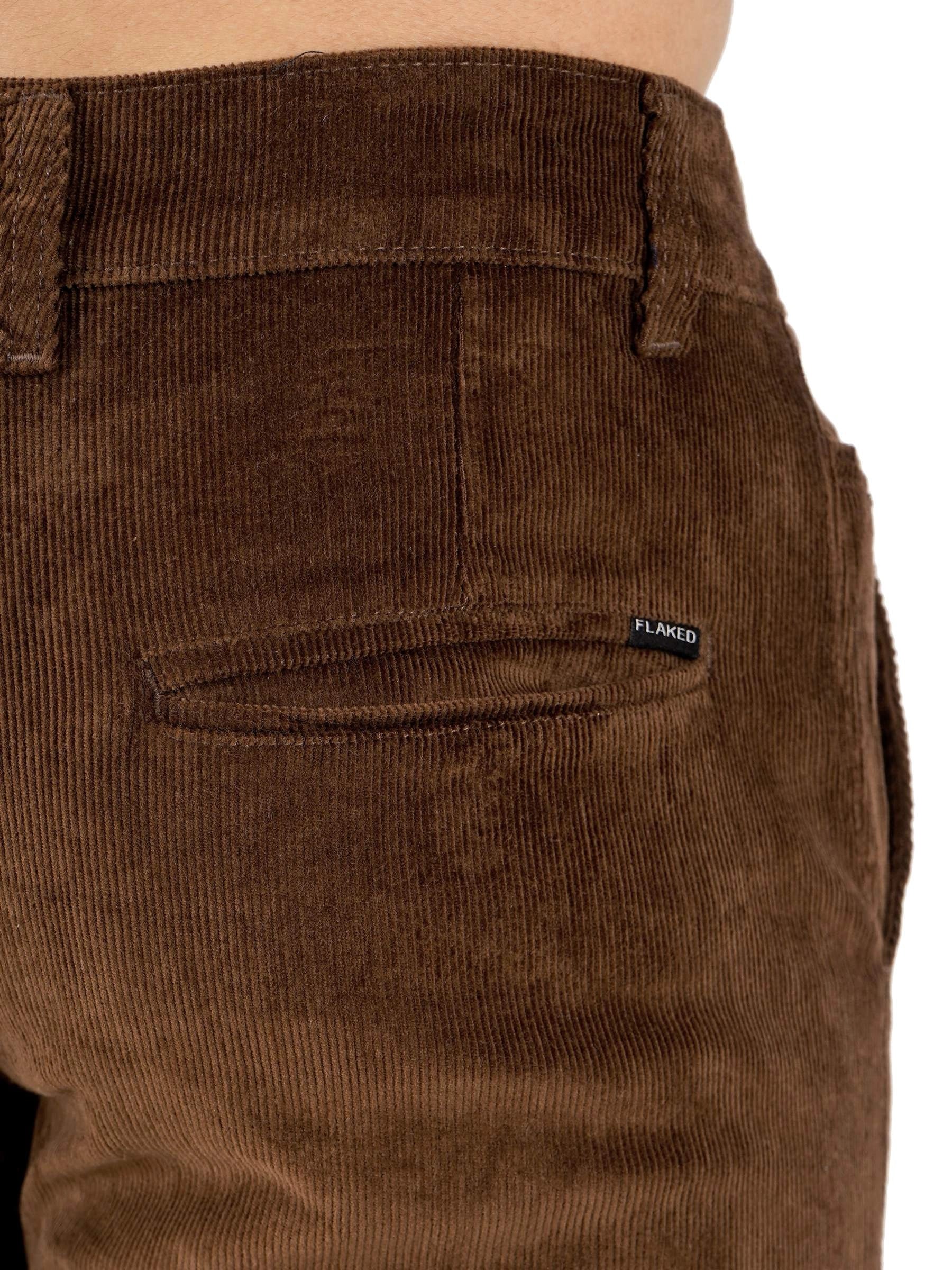 Corduroy Regular Fit Stretchable Trouser – Espresso Brown