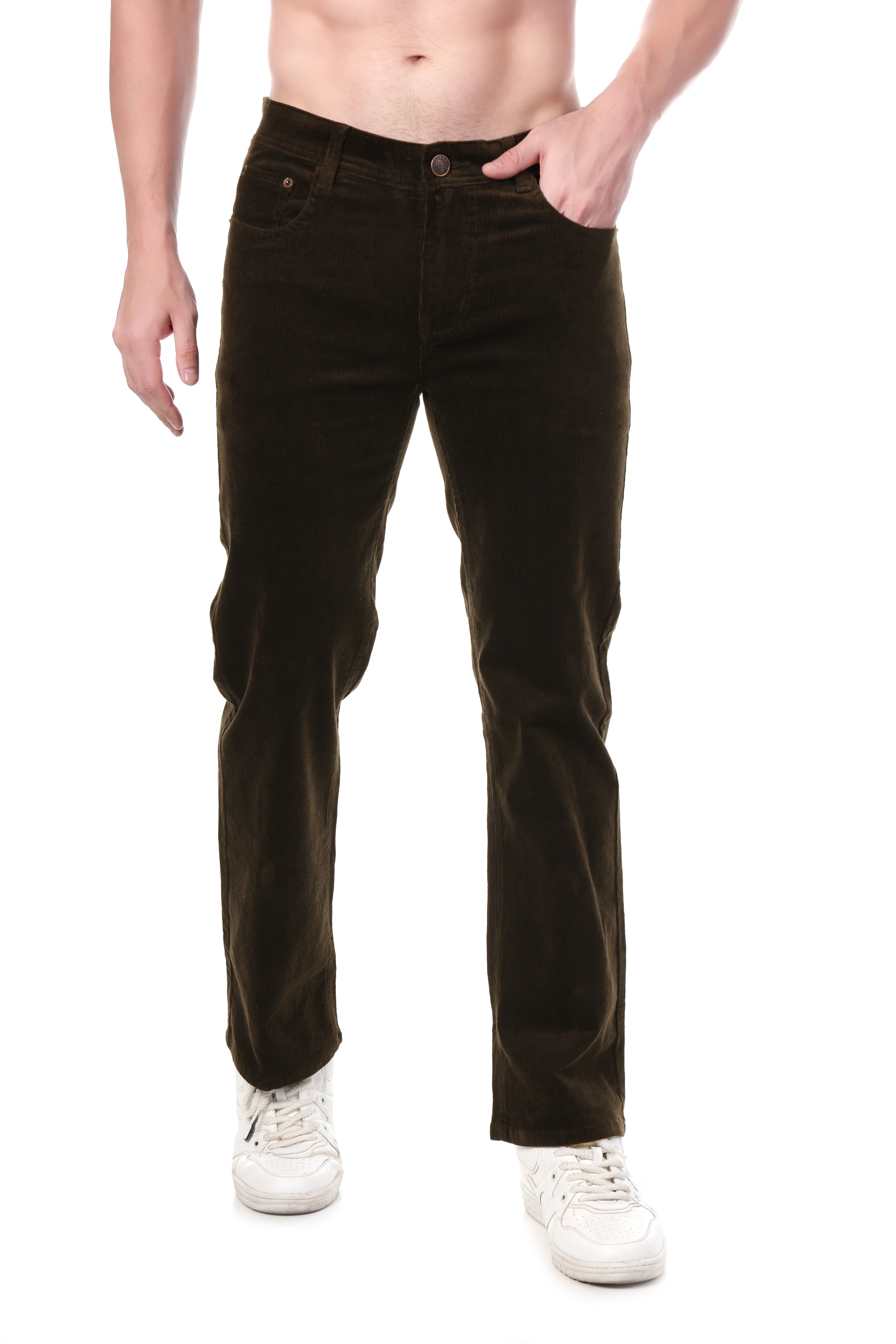 Corduroy Stright Fit Jeans