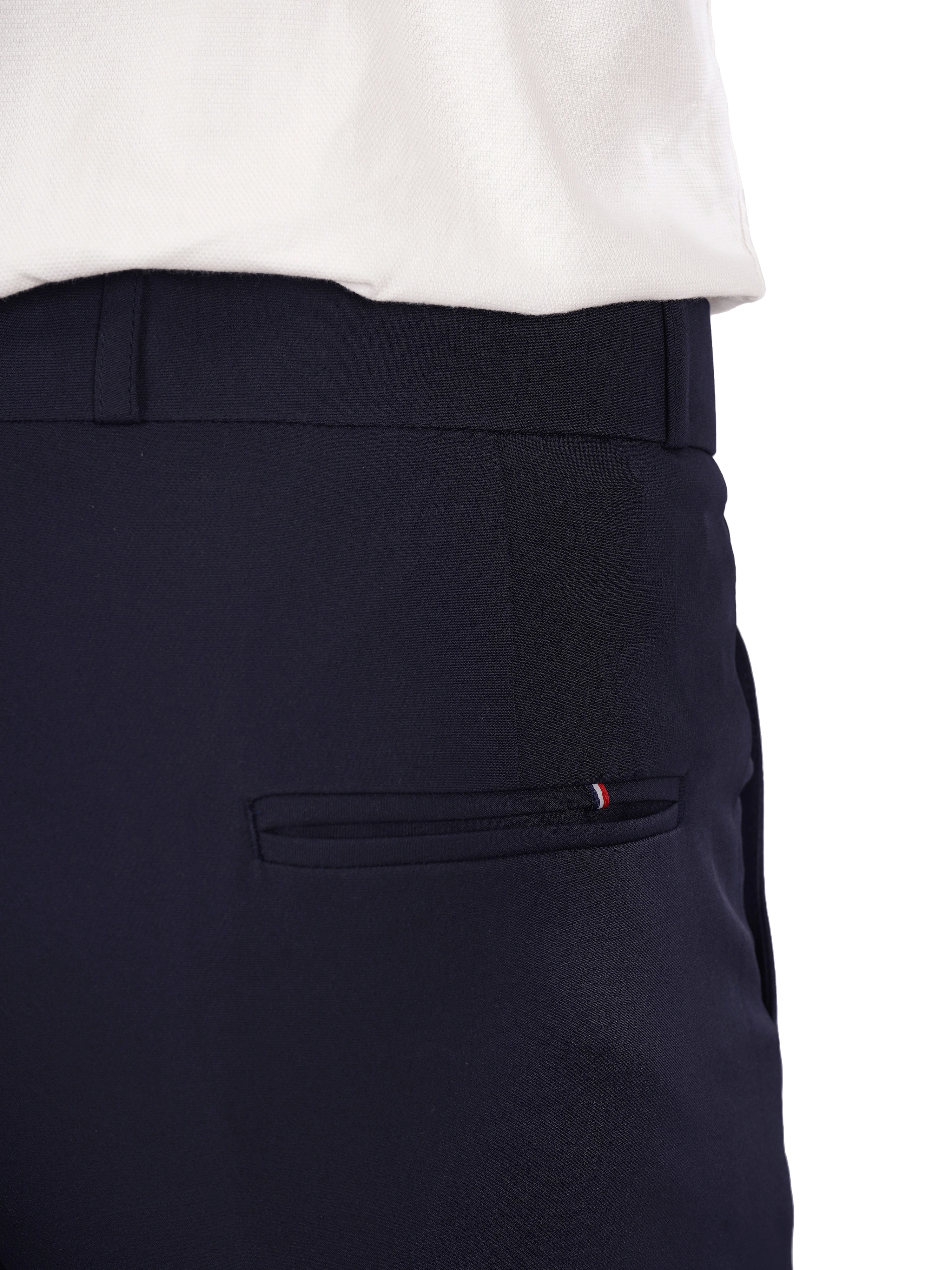Flexi Belt Regular Fit Stretchable Formal Pant – Ocean Navy