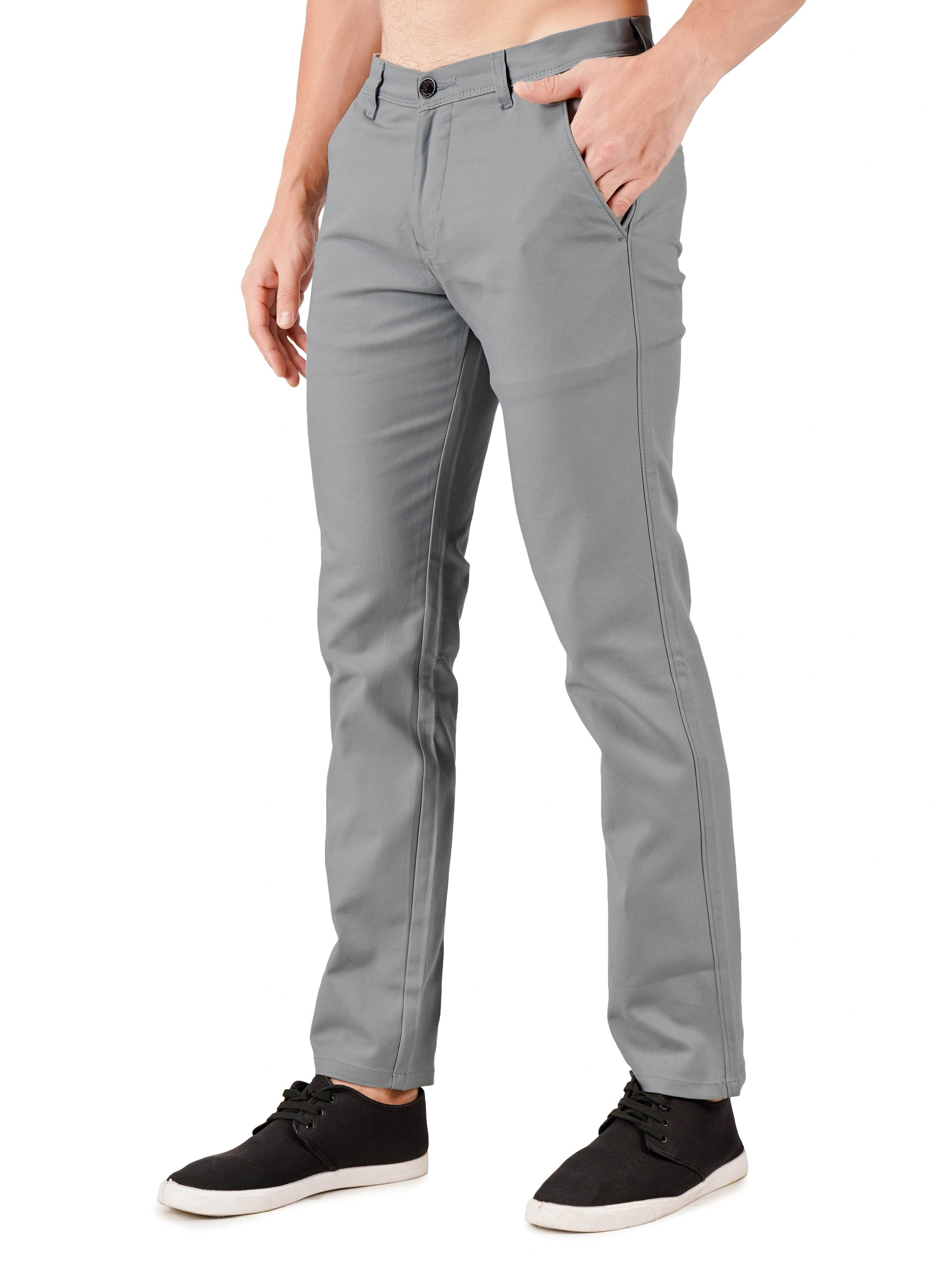 Organic Cotton Regular Fit Stretchable Trouser – Urban Cloud - Flaked
