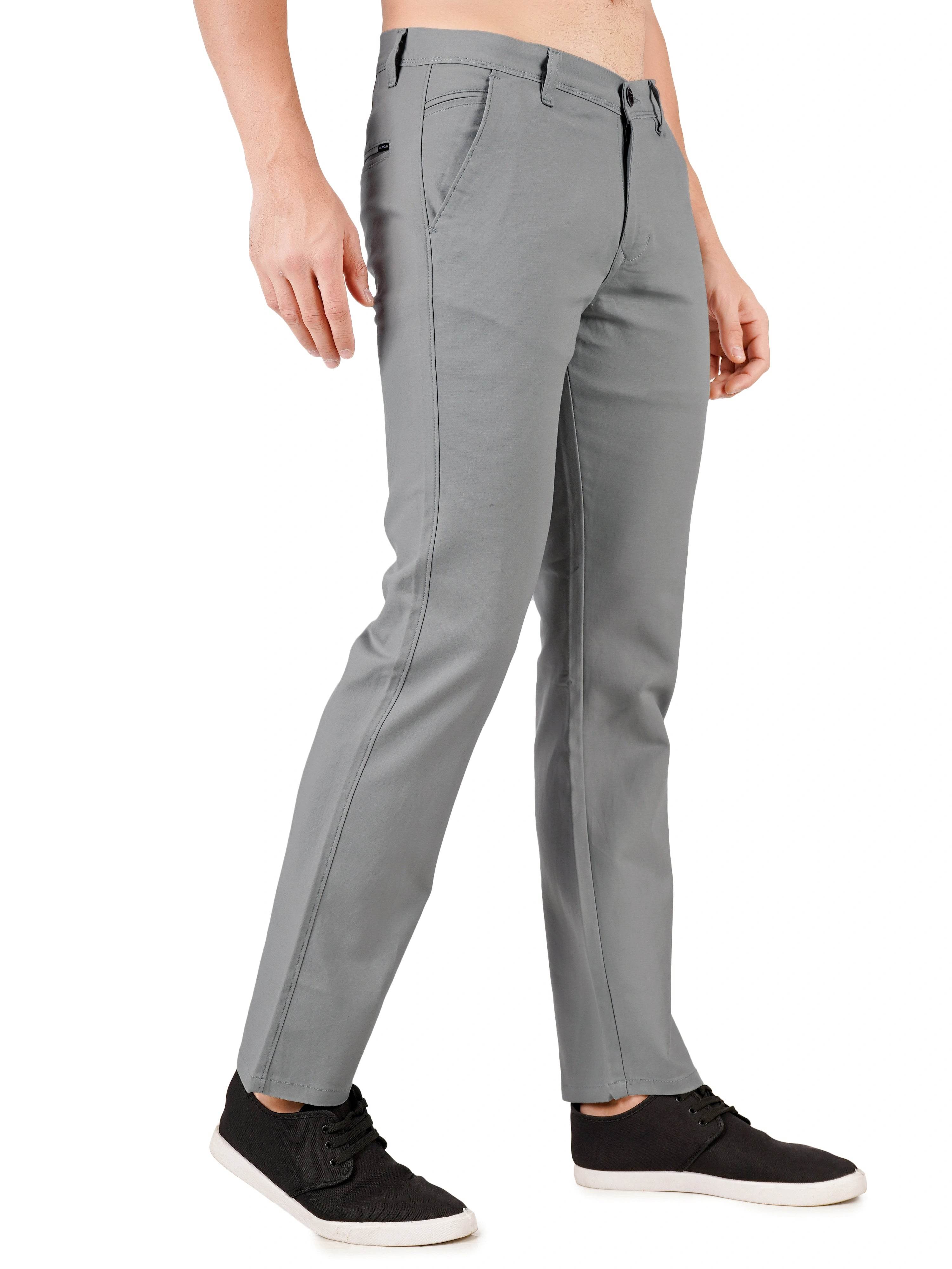 Organic Cotton Regular Fit Stretchable Trouser – Urban Cloud - Flaked