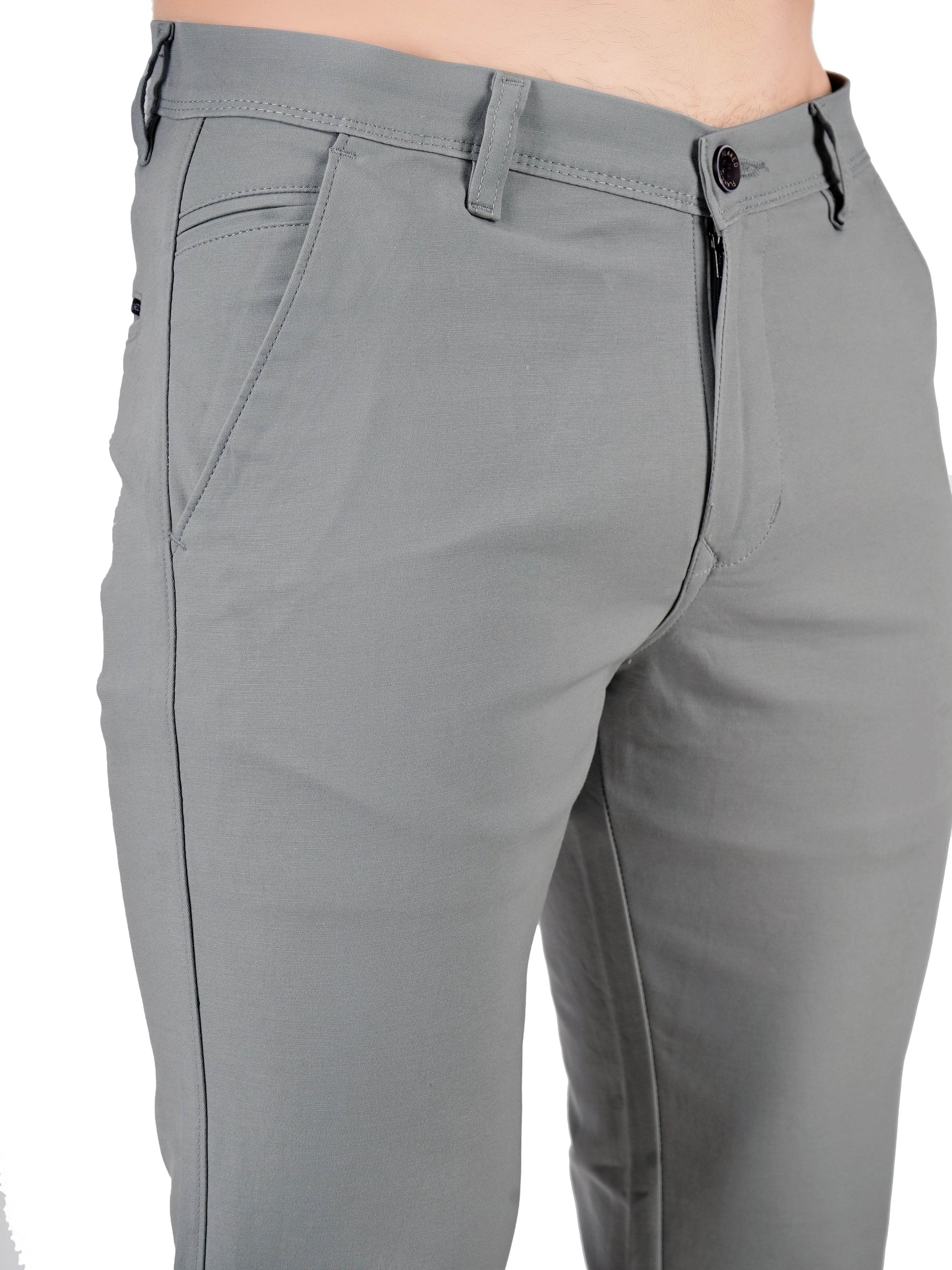 Organic Cotton Regular Fit Stretchable Trouser – Urban Cloud - Flaked