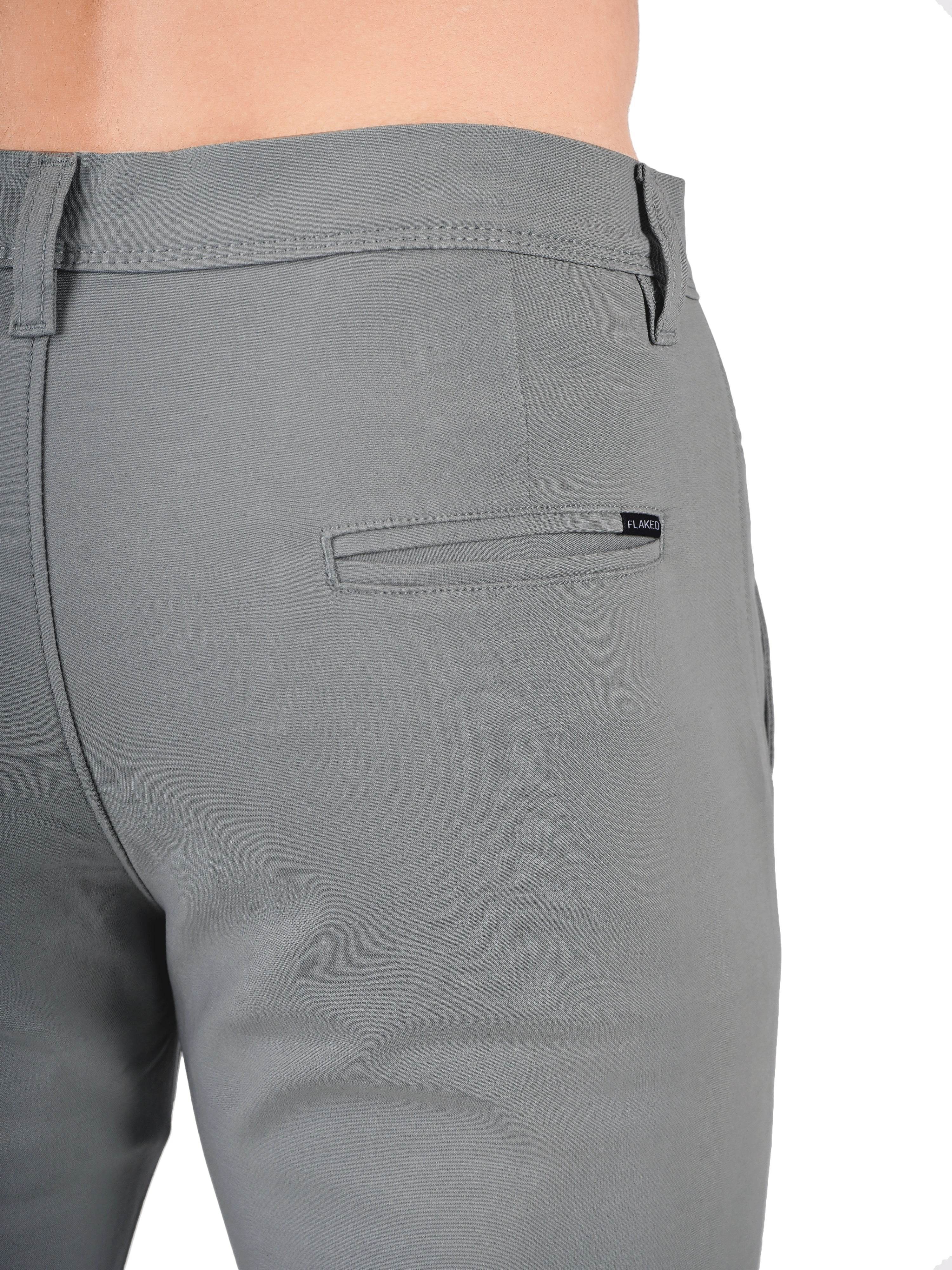 Organic Cotton Regular Fit Stretchable Trouser – Urban Cloud - Flaked