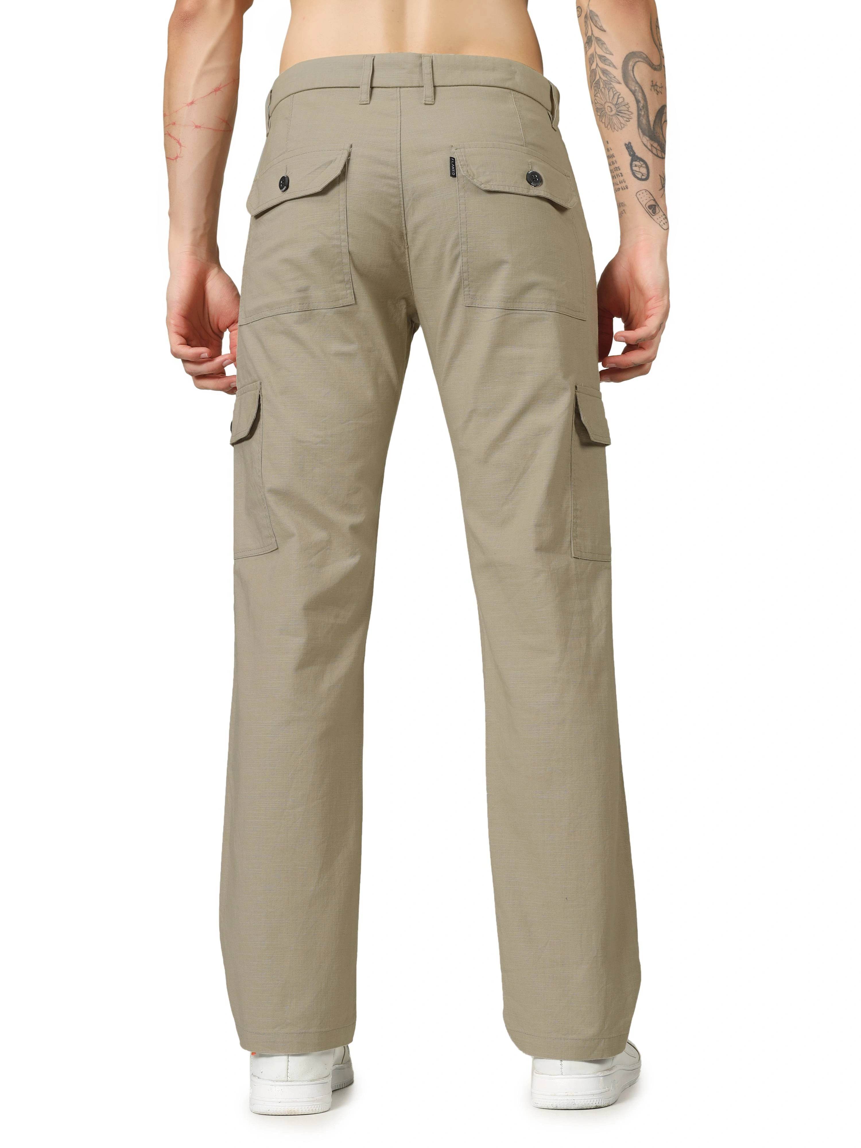 Linen Cargo - Relaxed Fit - Rodeo Dust - Flaked