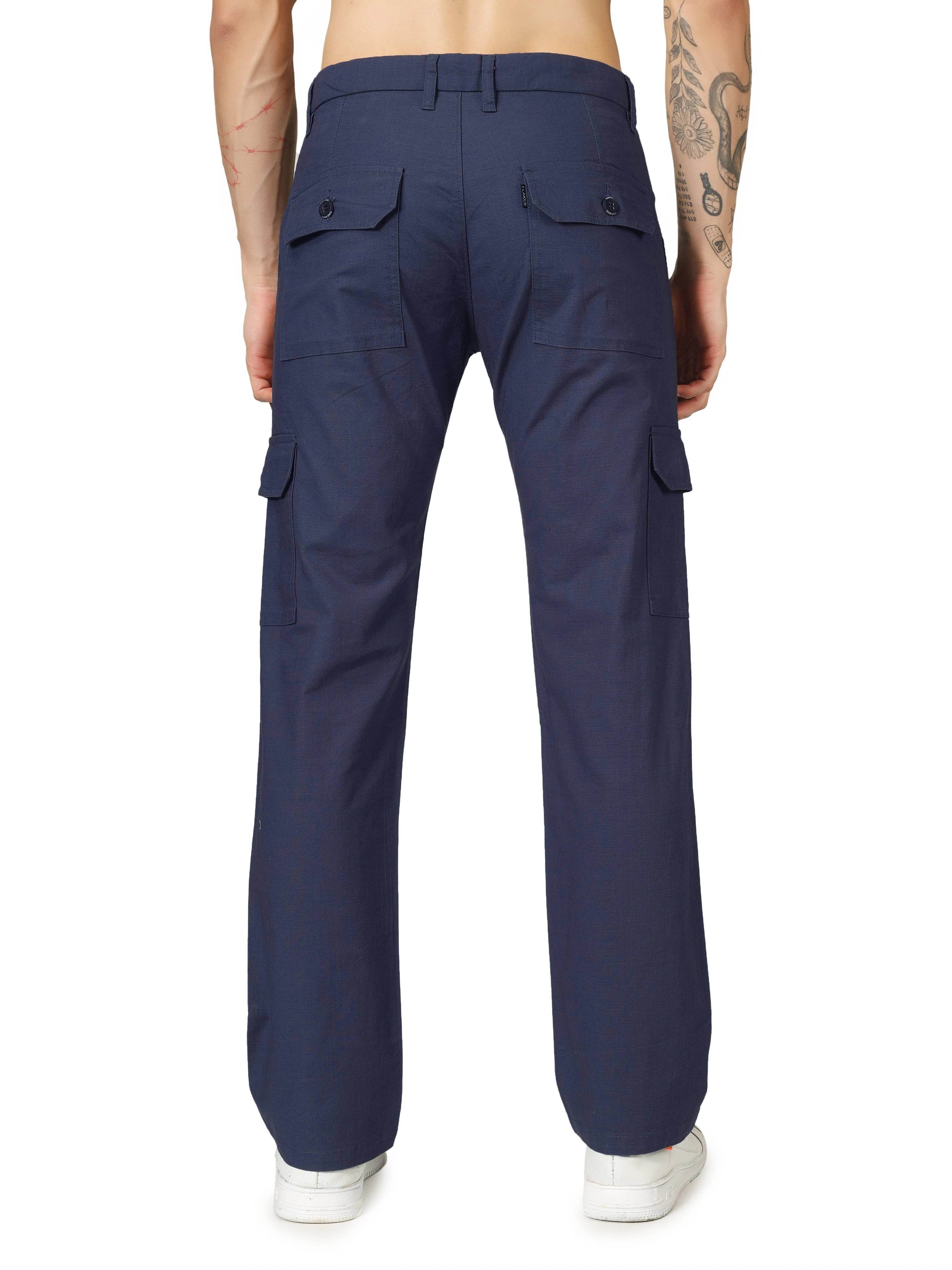 Linen Cargo - Relaxed Fit - Comet Grey - Flaked