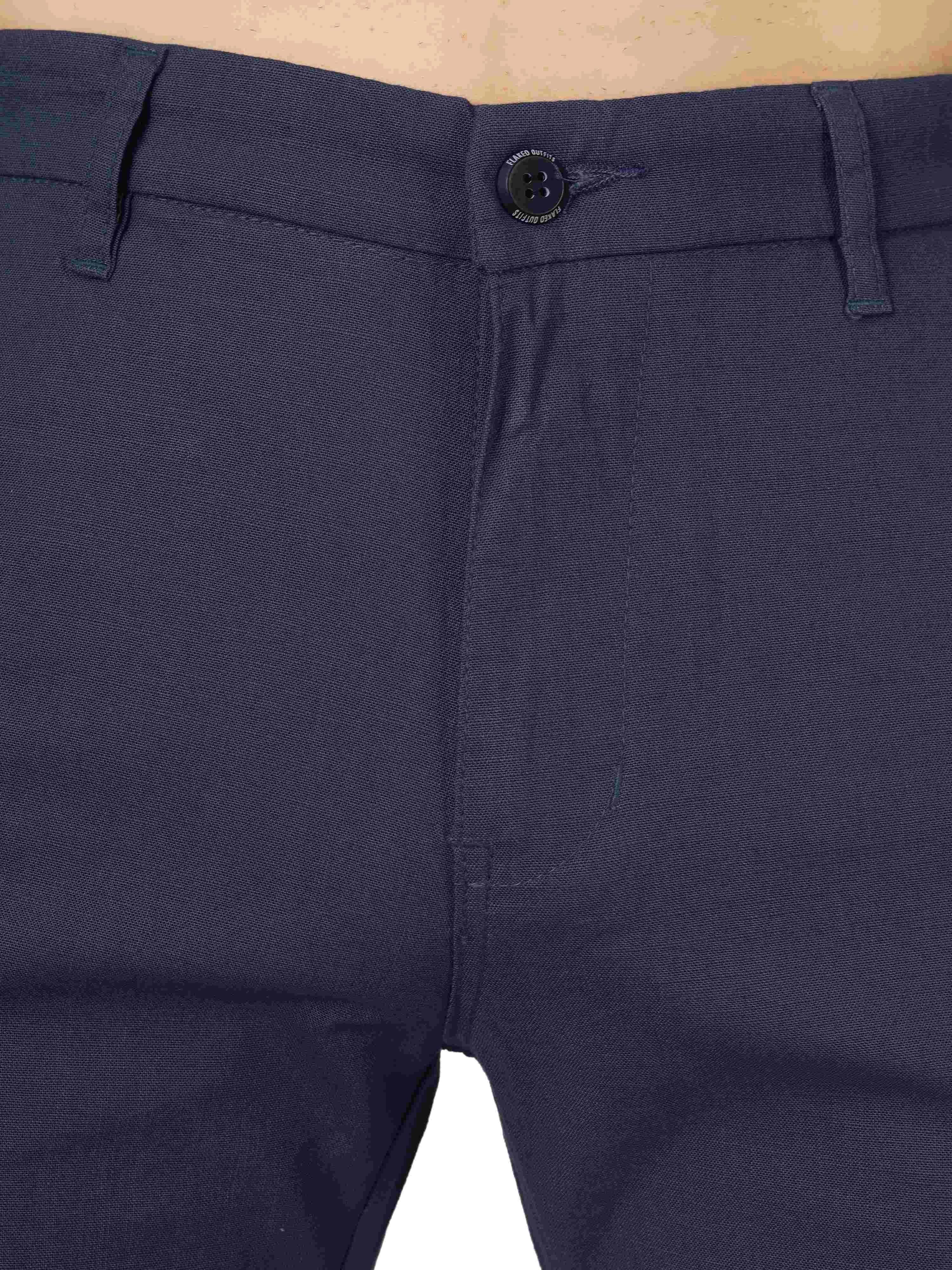 Linen Cargo - Relaxed Fit - Comet Grey - Flaked