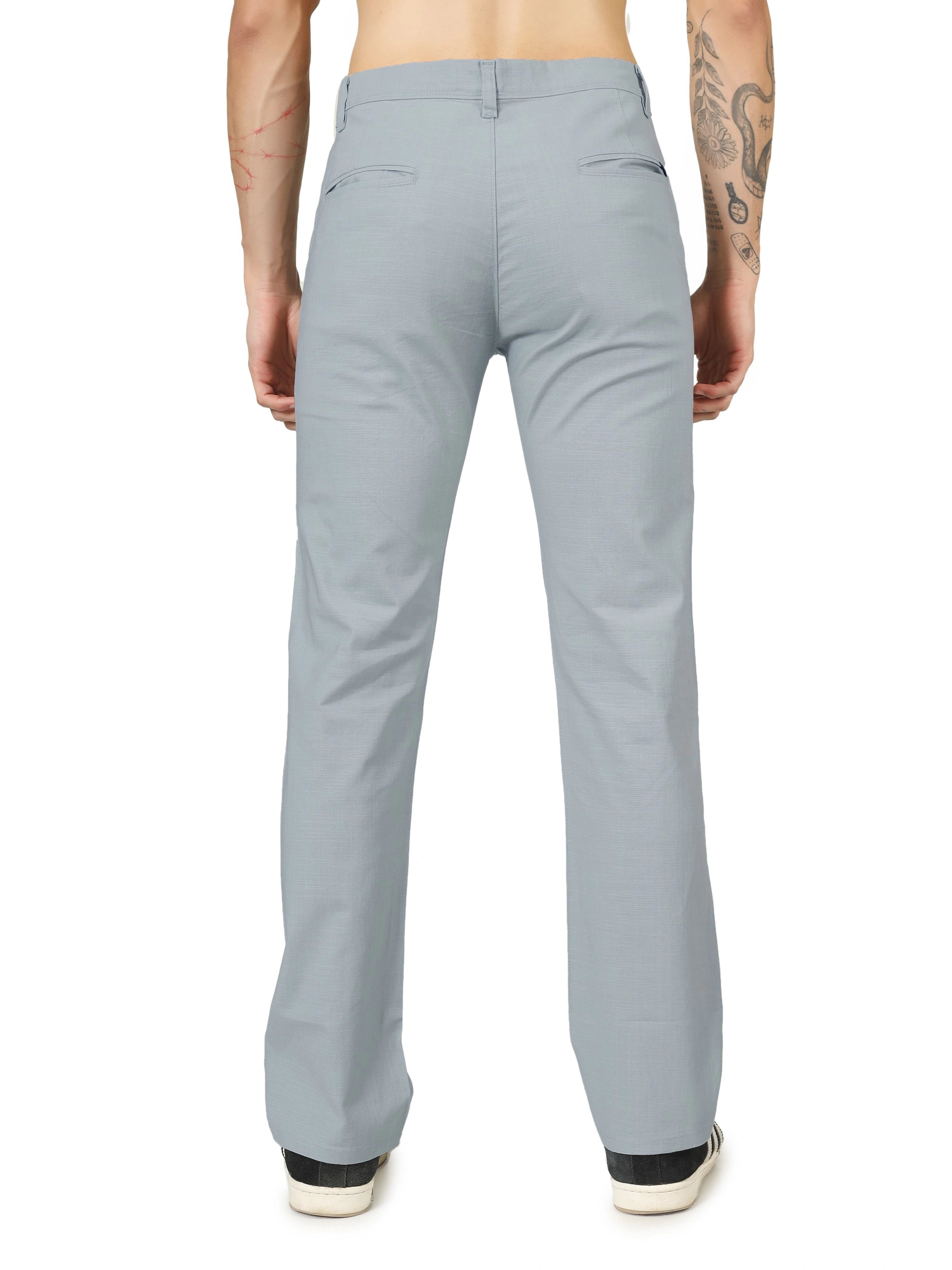Linen Relaxed Fit Trouser - Foggy Grey