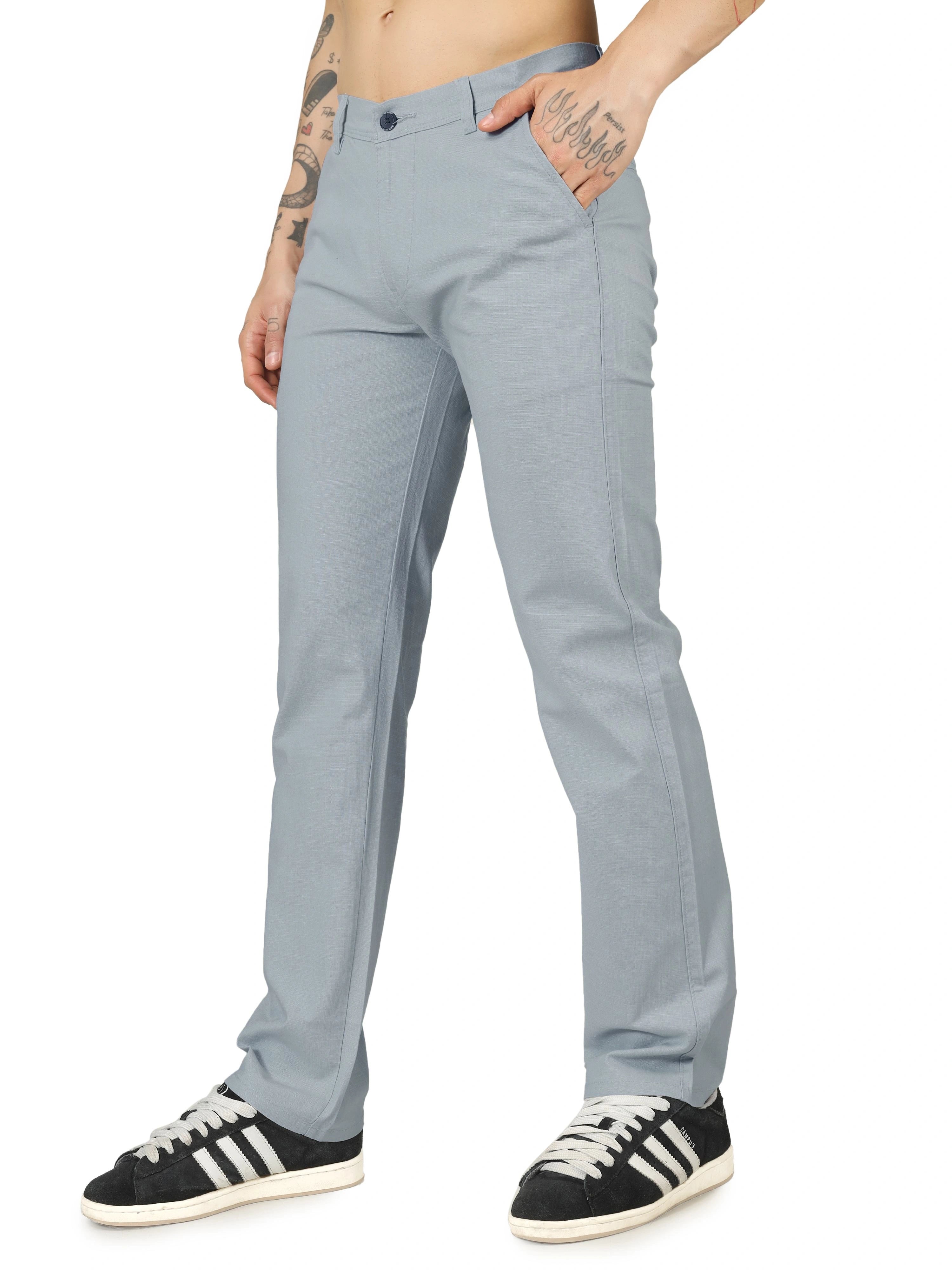Linen Relaxed Fit Trouser - Foggy Grey