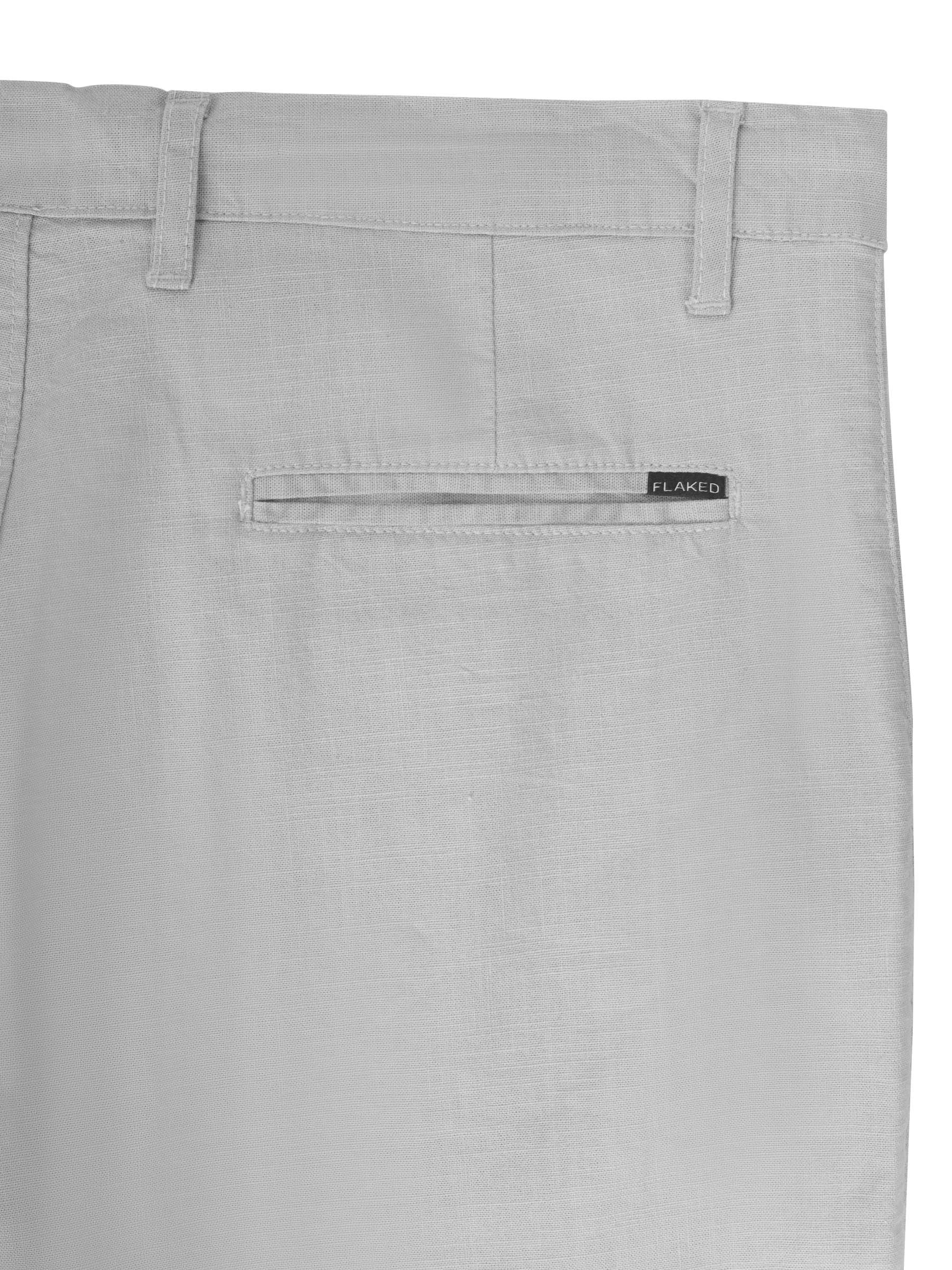 inen Draw-String Comfort Fit Stretchable Trouser – Foggy Grey