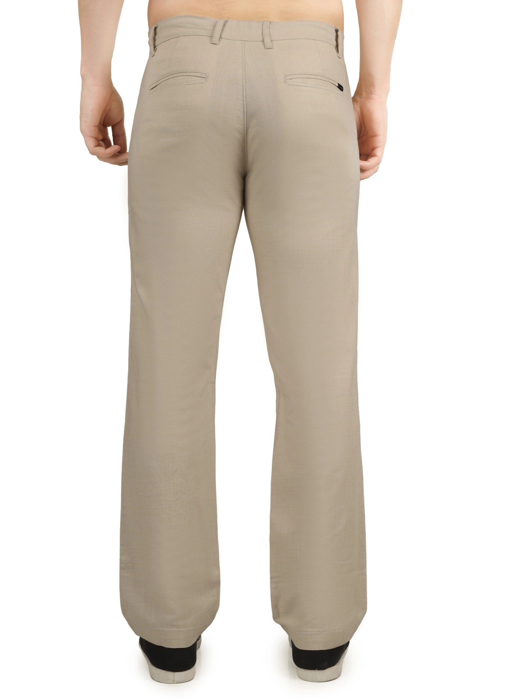 Linen Draw-String Comfort Fit Stretchable Trouser – Rodeo Dust
