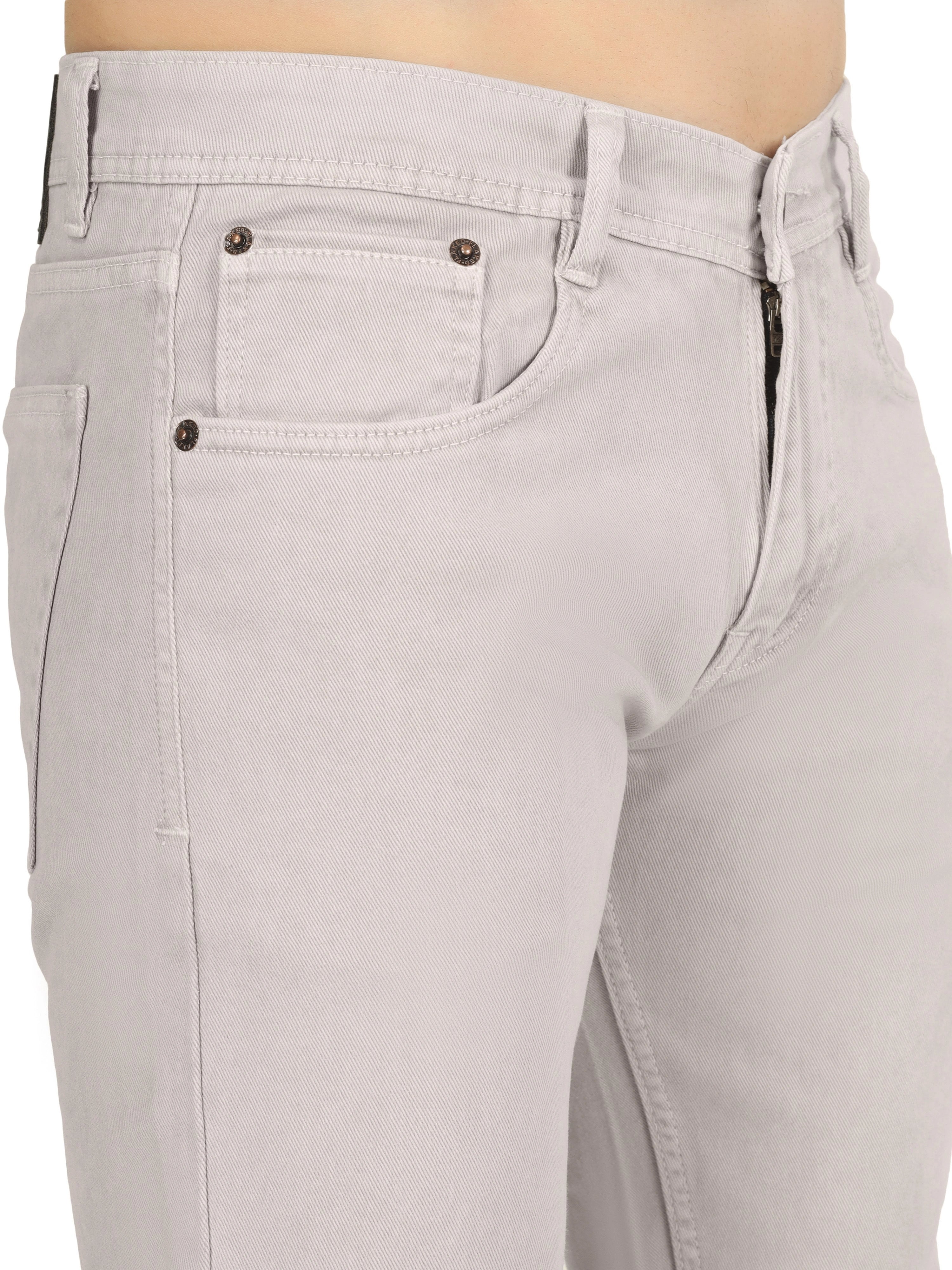 Men’s Relaxed Fit Stretchable Organic Cotton Jeans - Frost Line