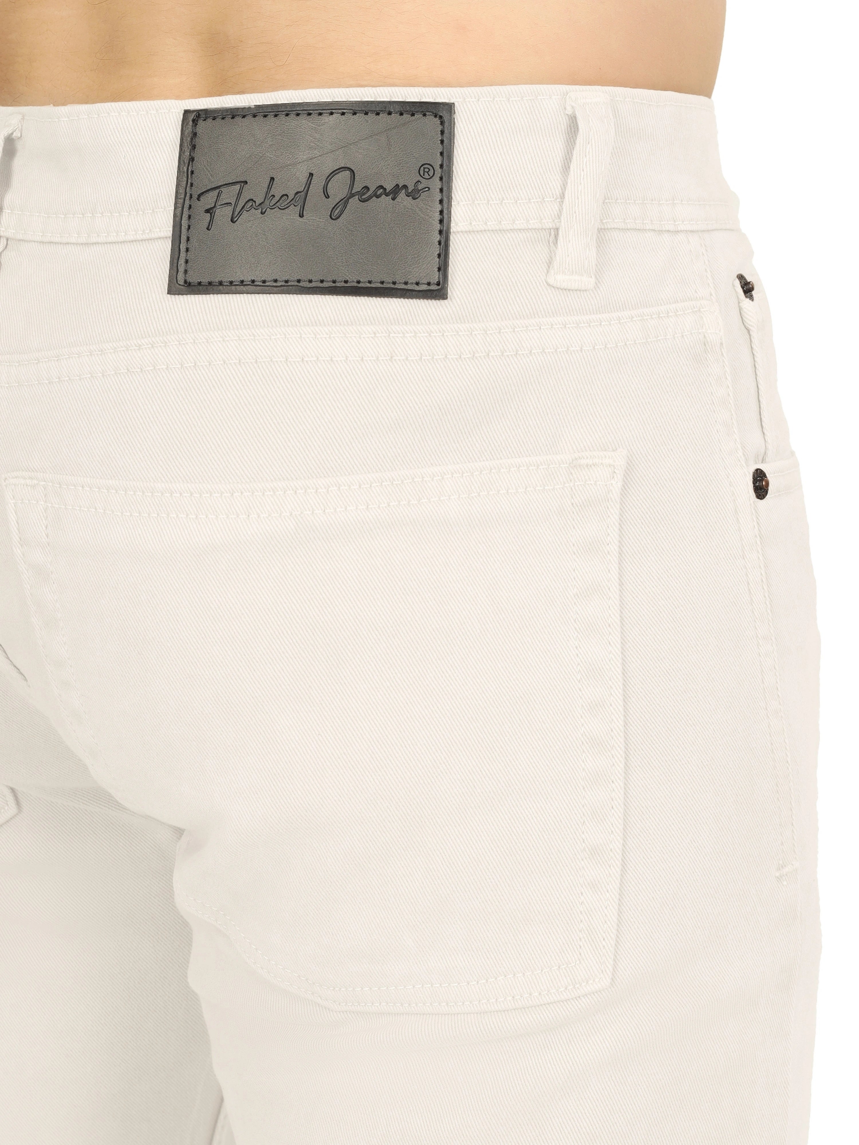 Men’s Relaxed Fit Stretchable Organic Cotton Jeans - Ivory Crest