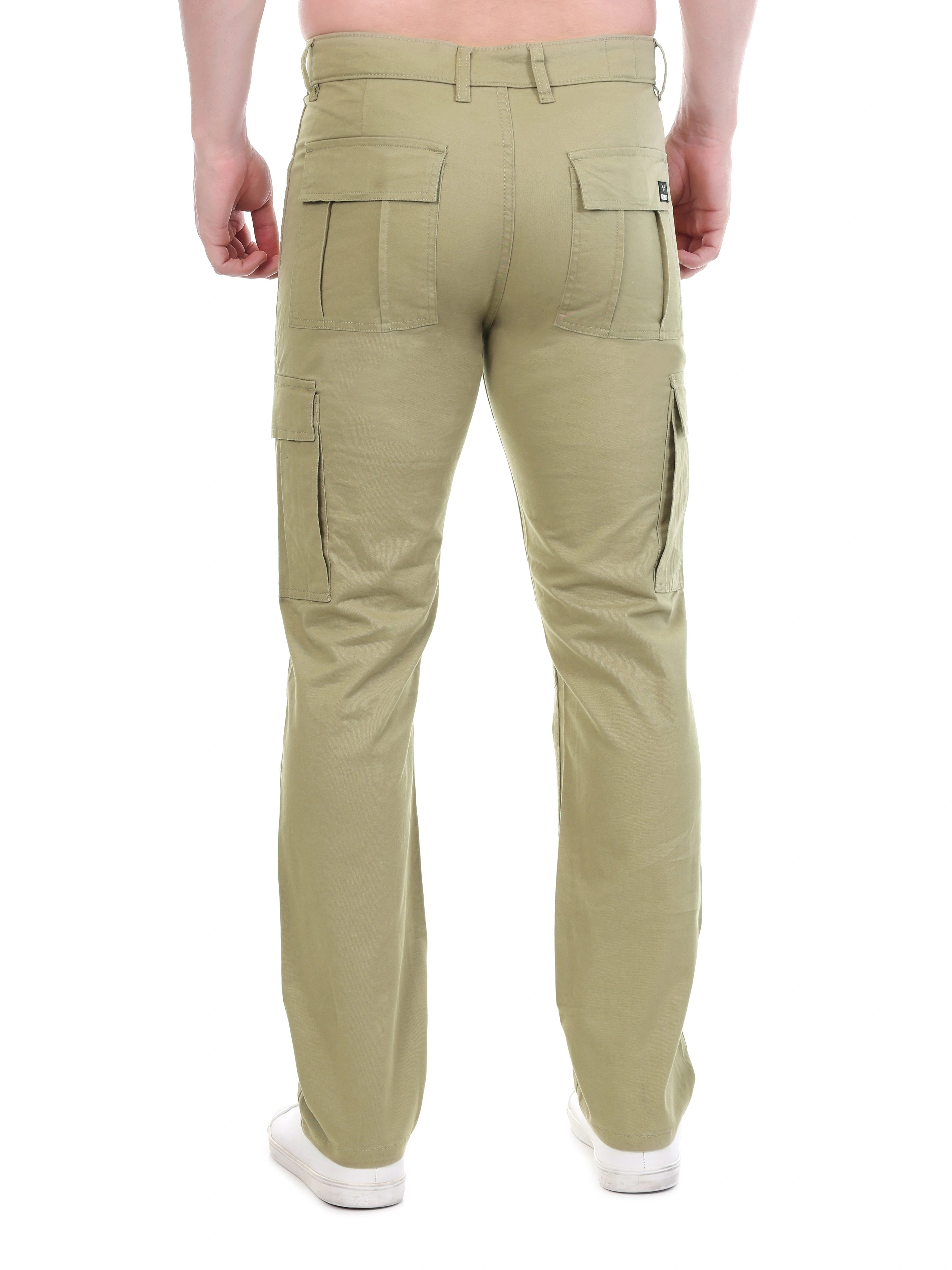 FLaked Copenhagen Desert Khaki Regular Fit Cotton Cargo