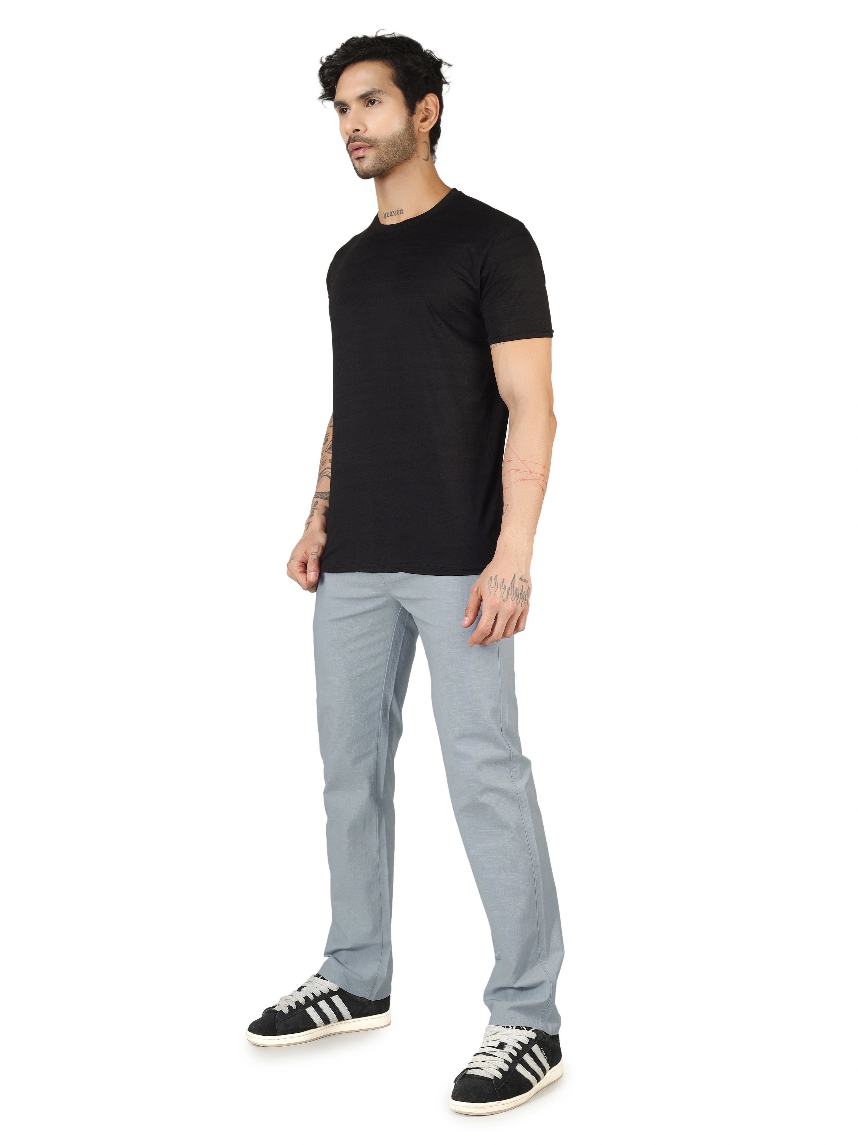 Linen Relaxed Fit Trouser - Foggy Grey