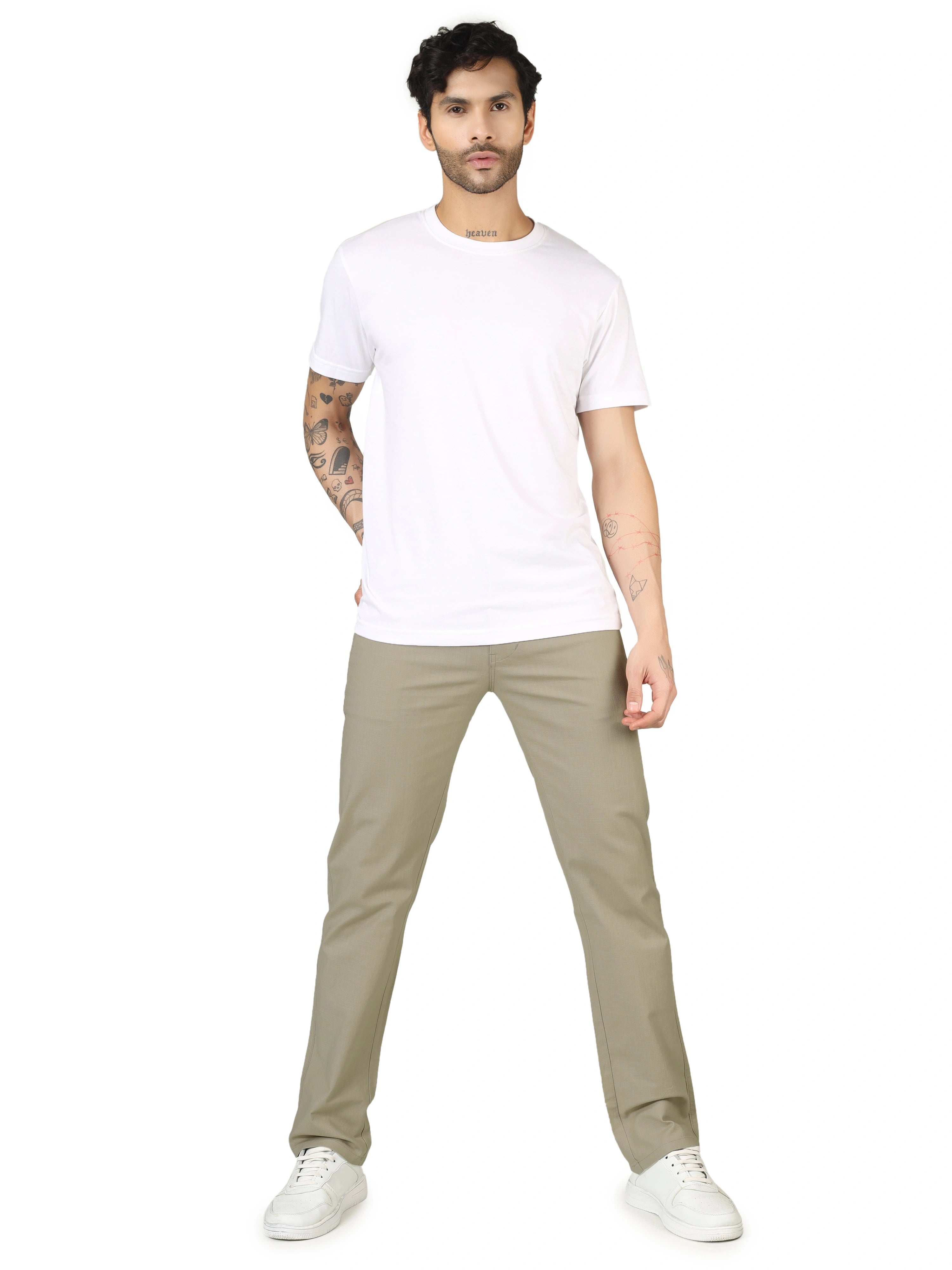 Linen Relaxed Fit Trouser - Rodeo Dust