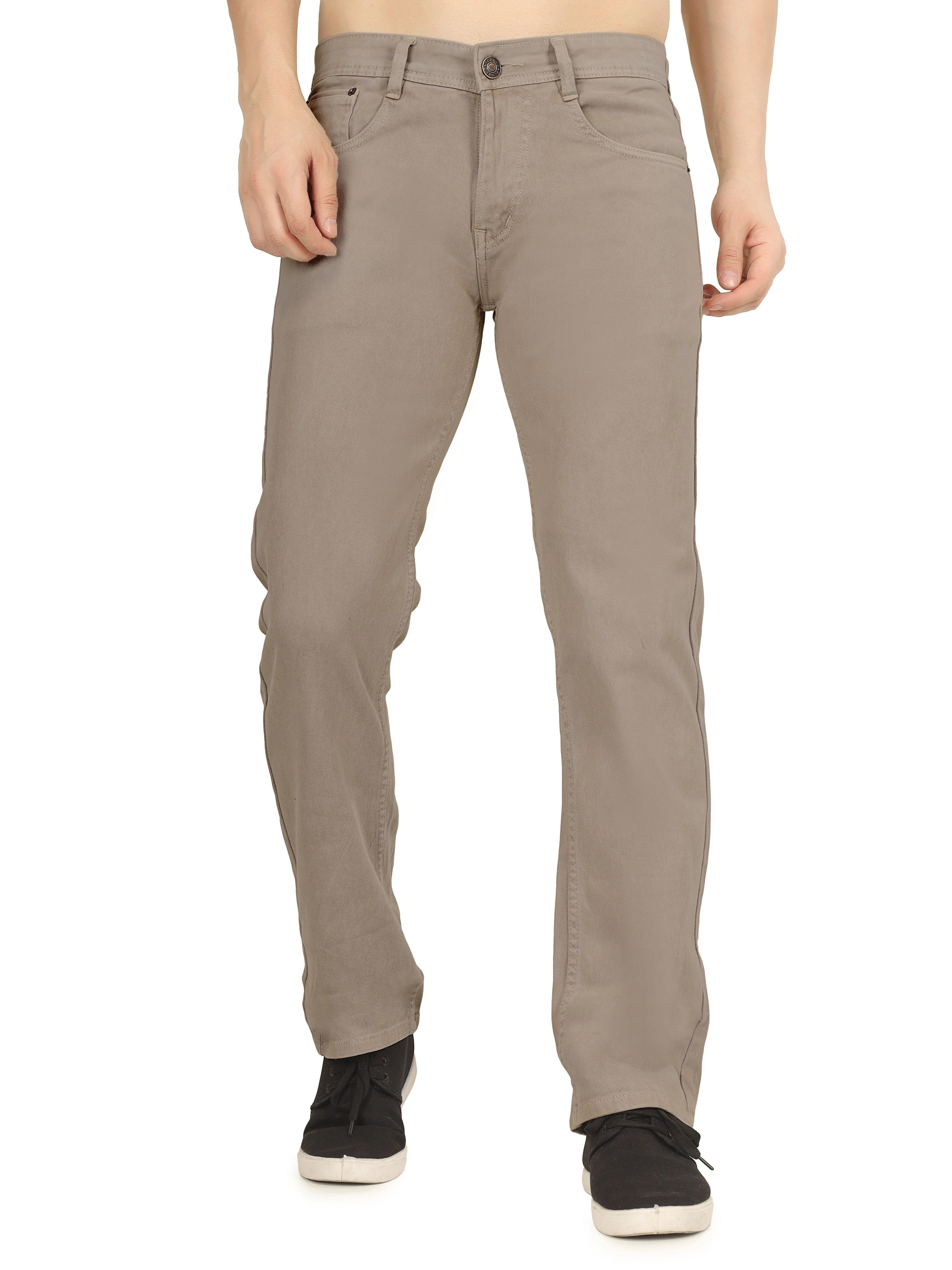 Men’s Relaxed Fit Stretchable Organic Cotton Jeans - AshFord Grey
