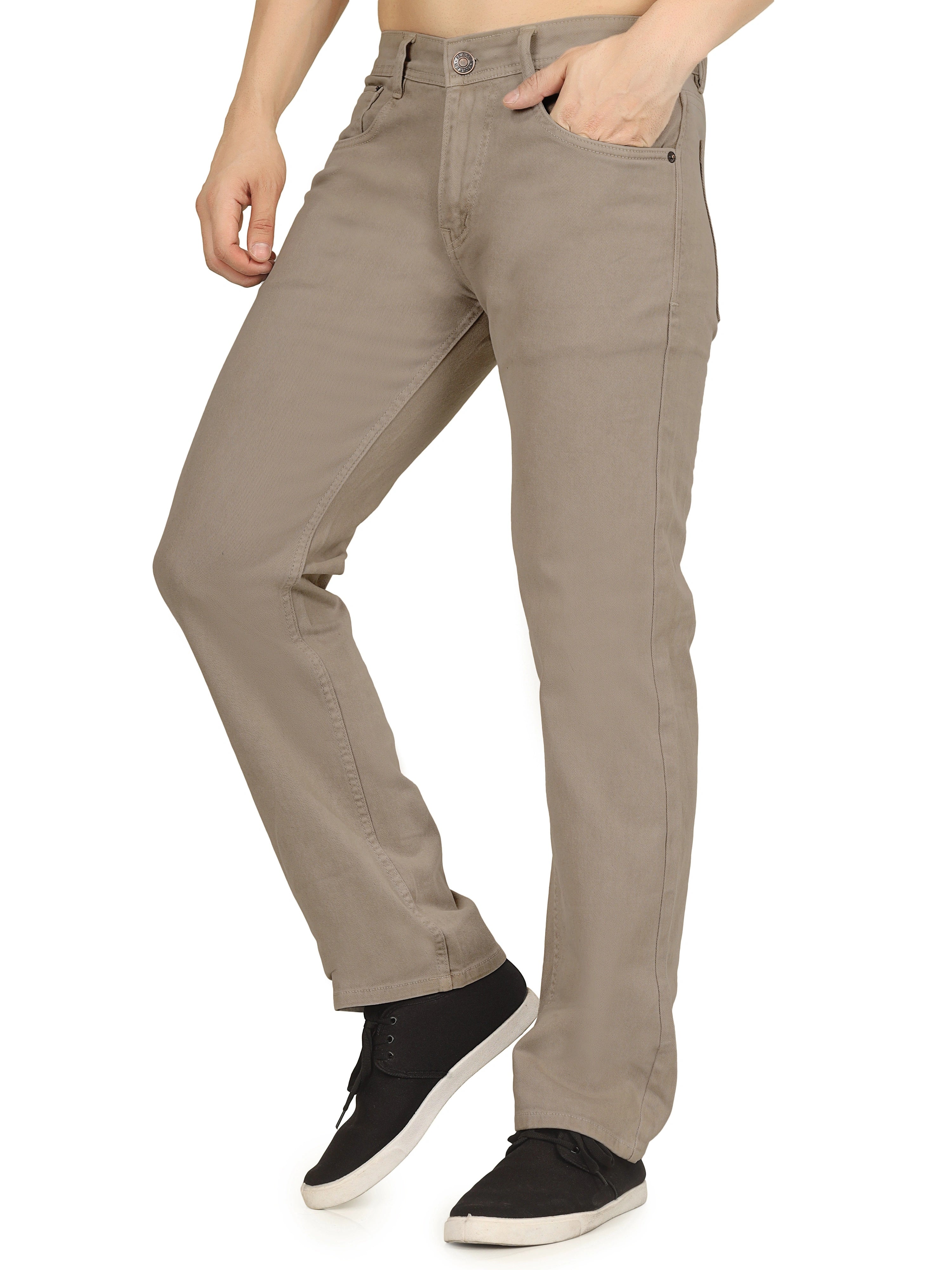 Men’s Relaxed Fit Stretchable Organic Cotton Jeans - AshFord Grey