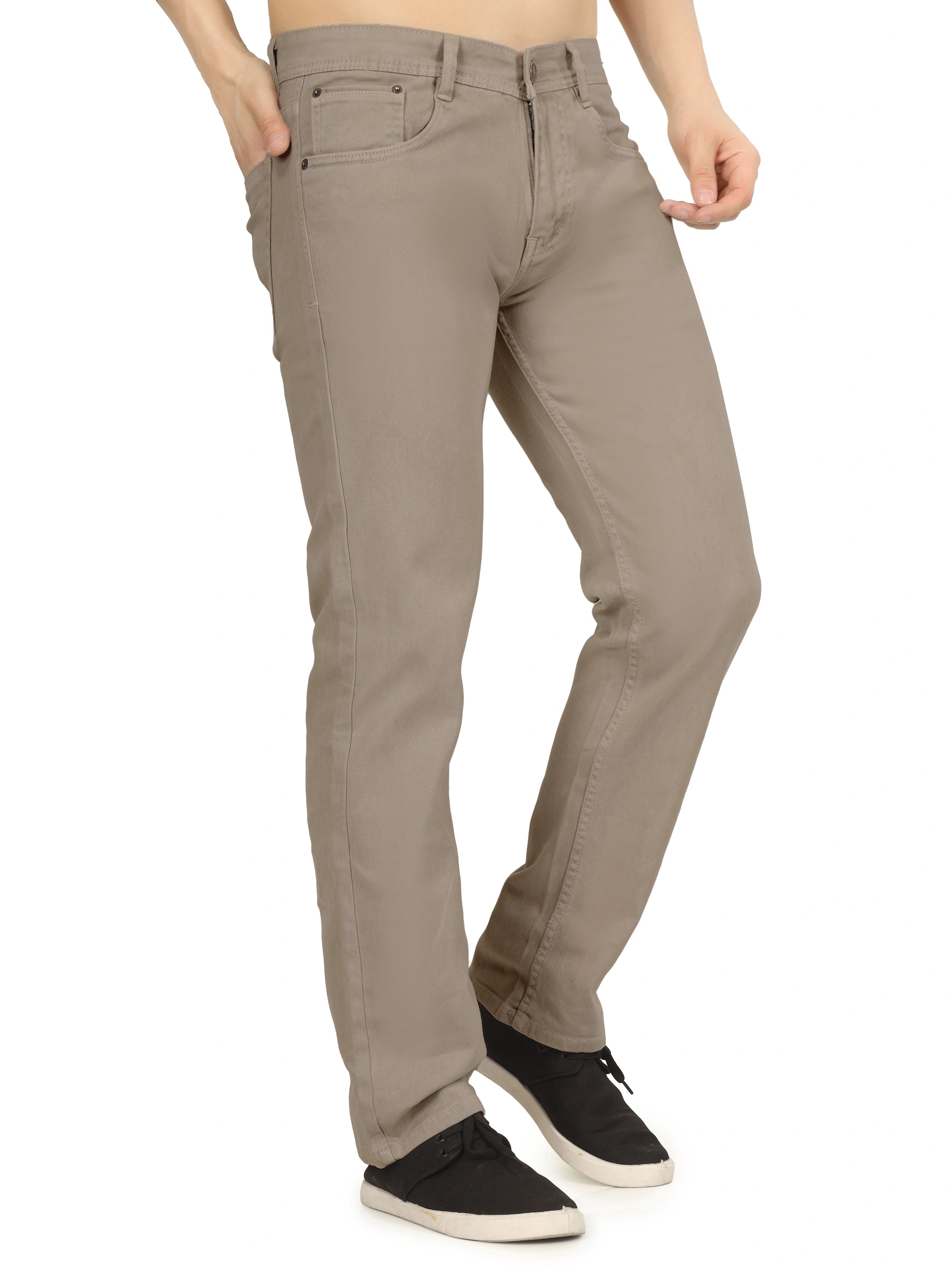 Men’s Relaxed Fit Stretchable Organic Cotton Jeans - AshFord Grey