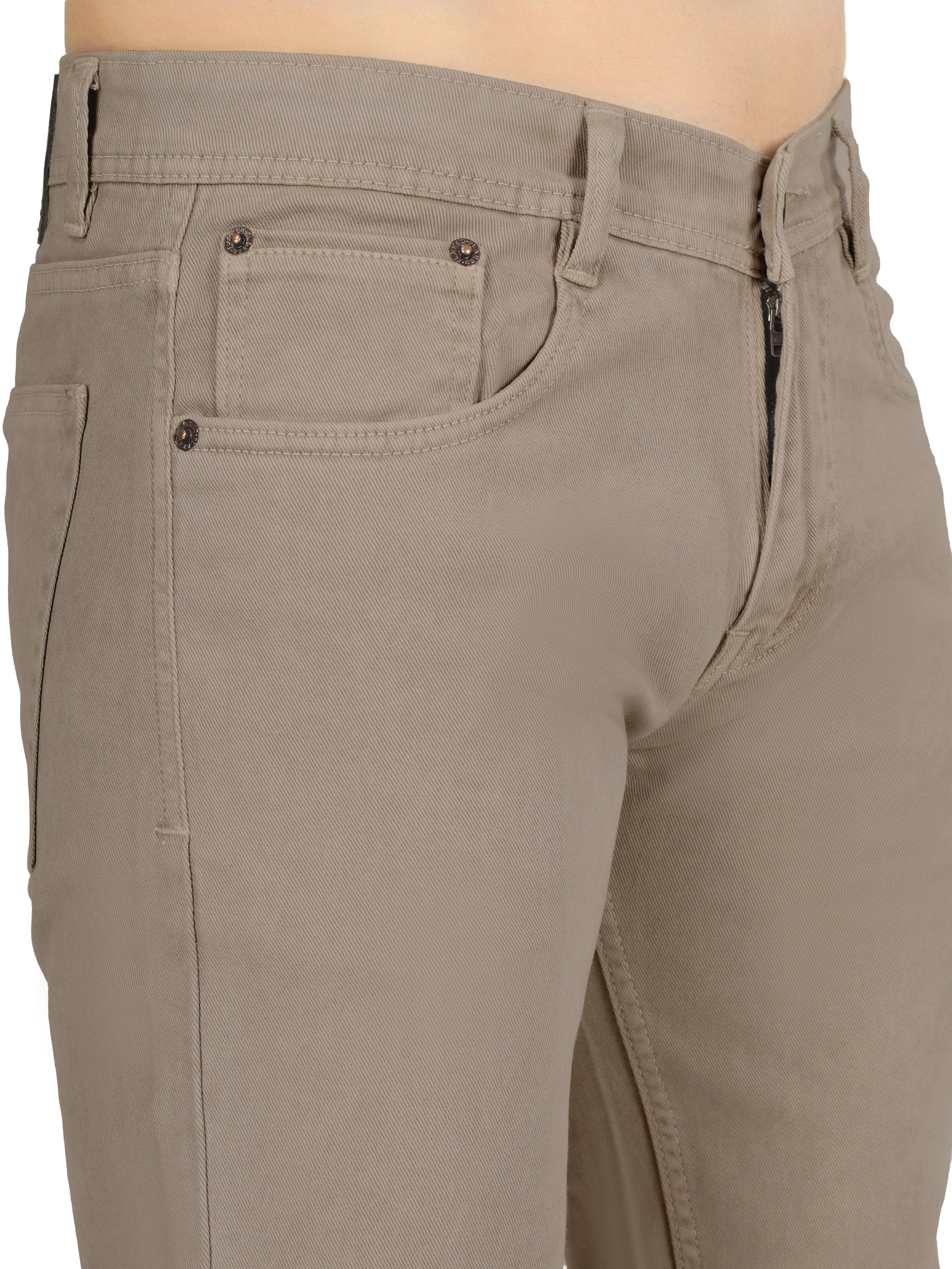 Men’s Relaxed Fit Stretchable Organic Cotton Jeans - AshFord Grey