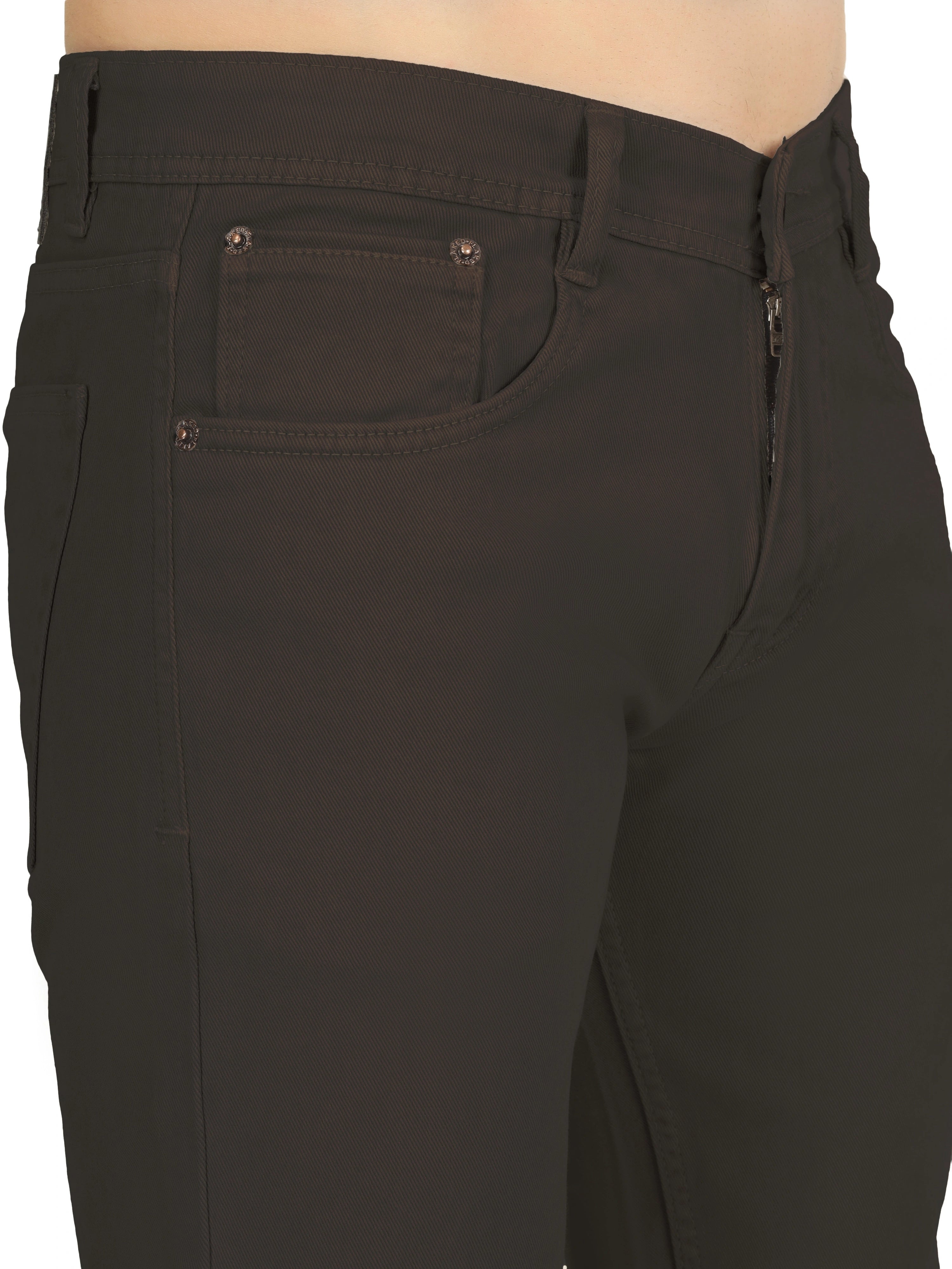 Men’s Relaxed Fit Stretchable Organic Cotton Jeans - Dark oak