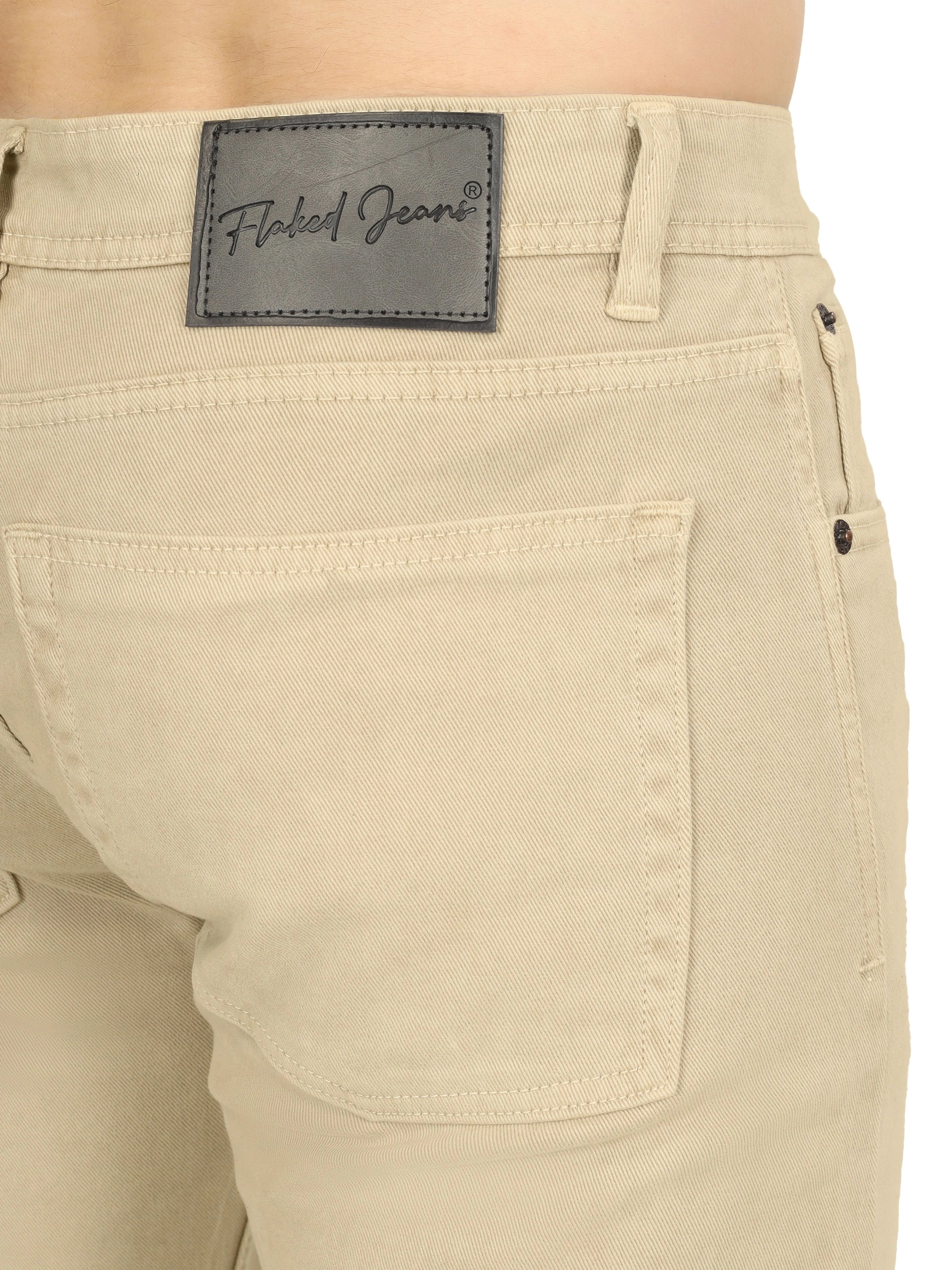 Men’s Relaxed Fit Stretchable Organic Cotton Jeans - Sand Stone