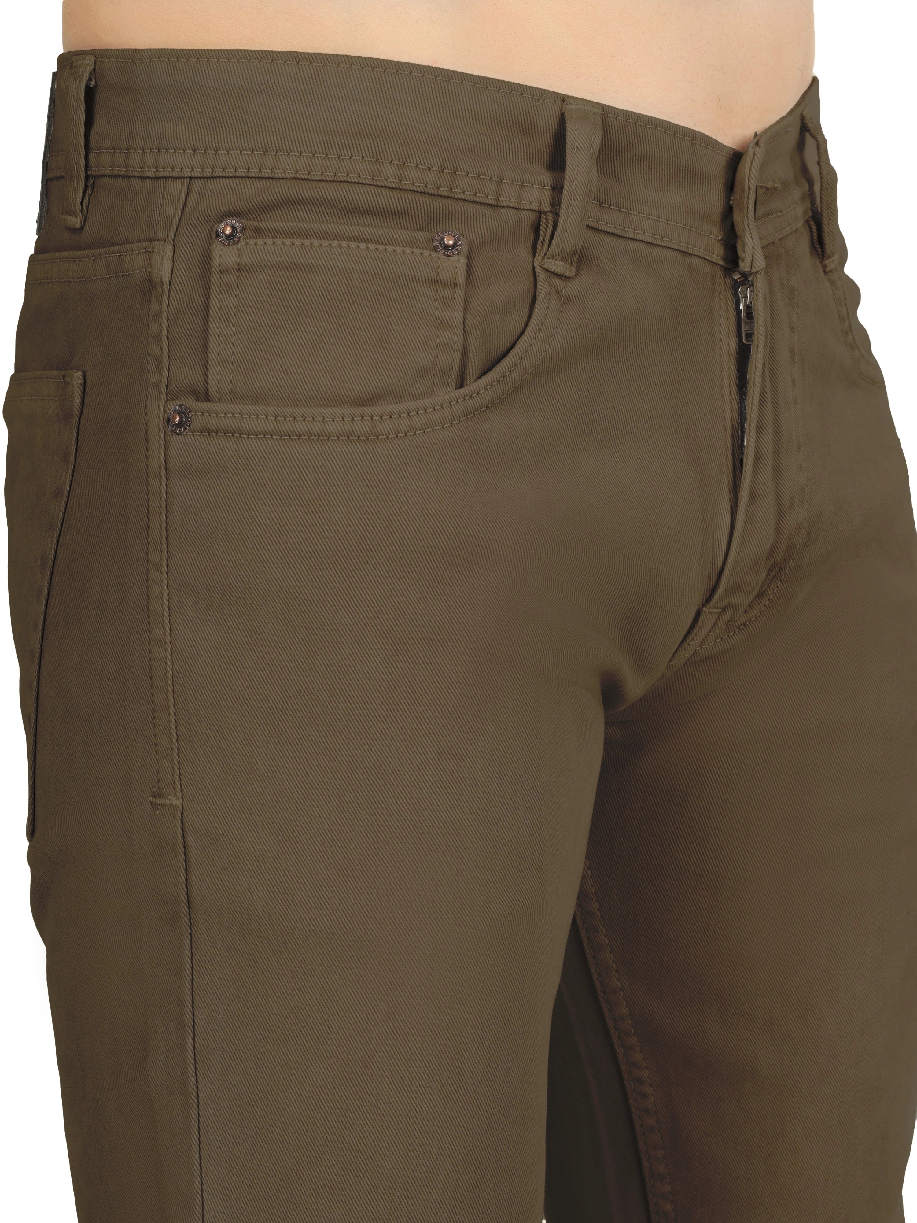 Men’s Relaxed Fit Stretchable Organic Cotton Jeans - Terrain Oak