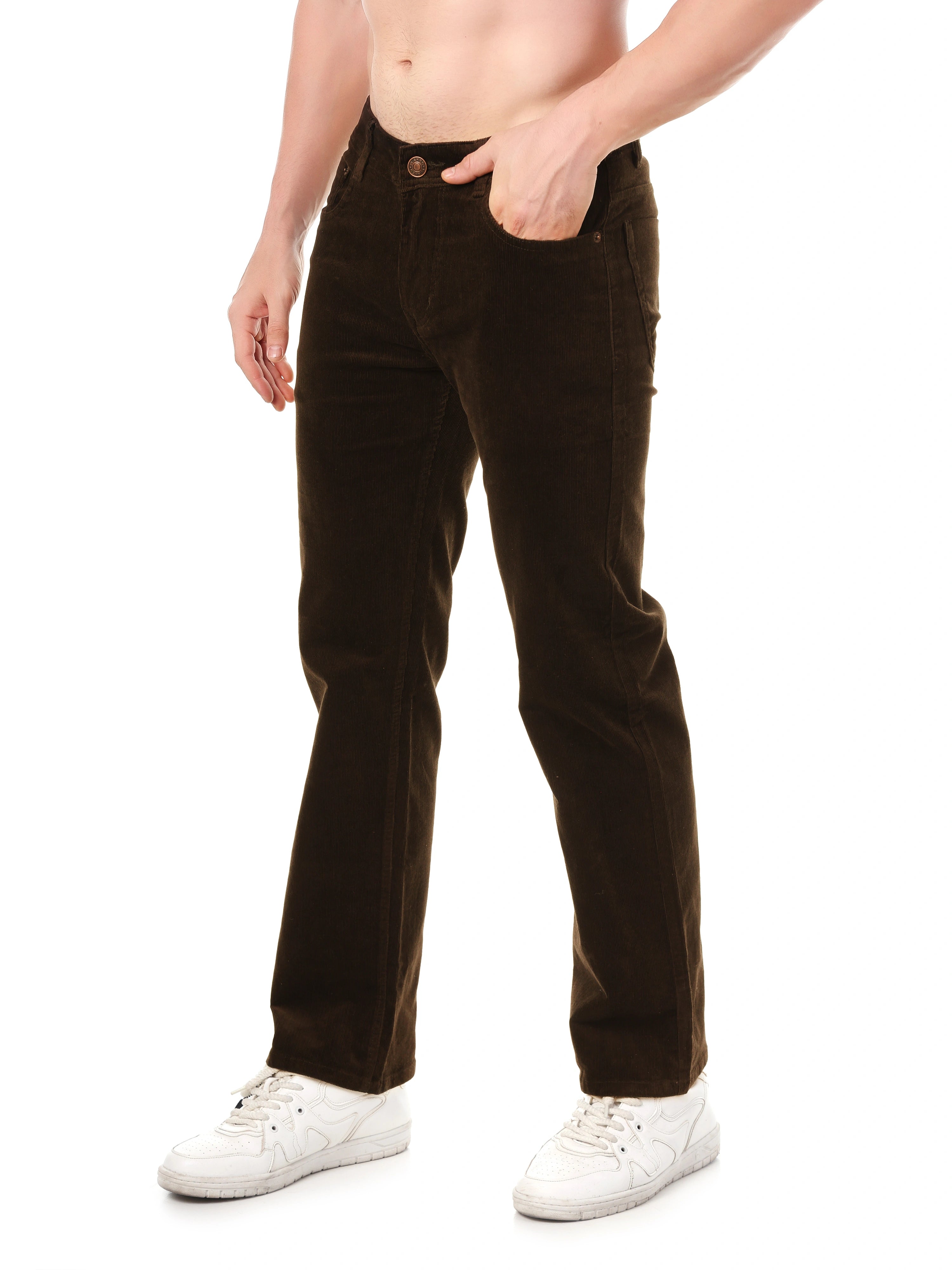 FLAKED corduroy Stright Fit Jeans