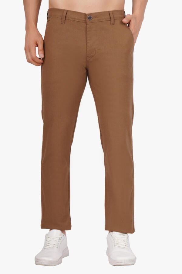 brown bear linen trouser